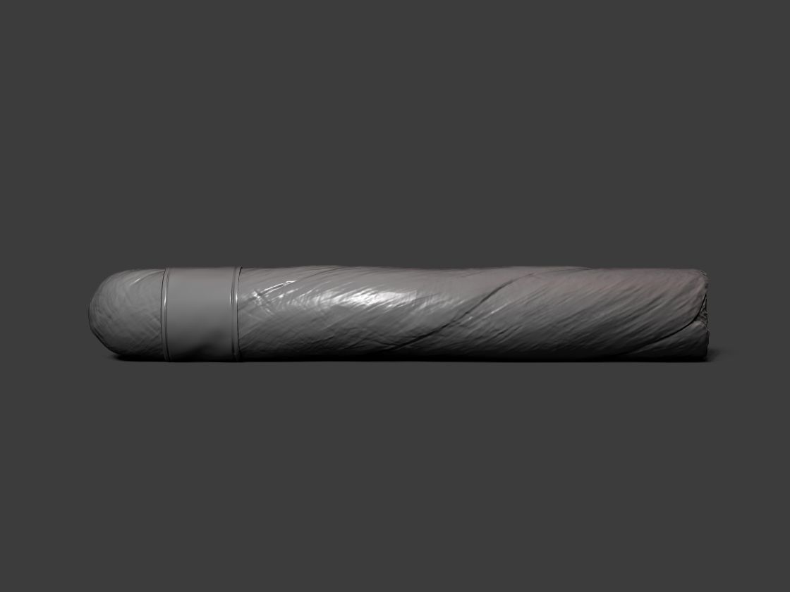 Cigar two cigars Low-poly 3D model_4