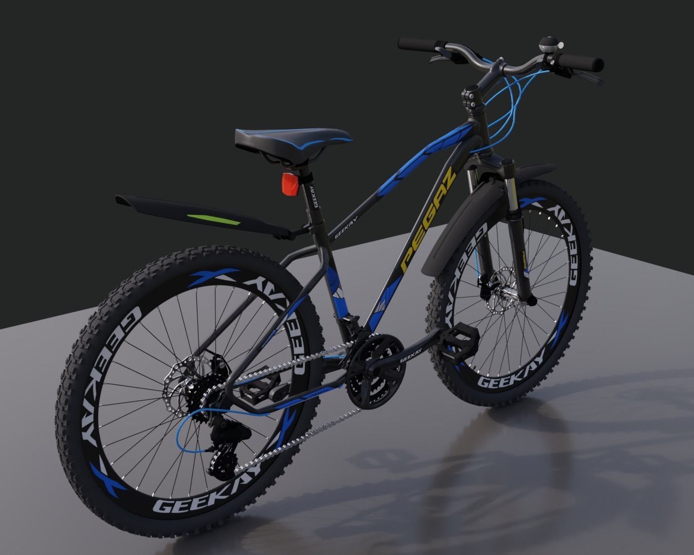 cycle mountain bike 3D model_1