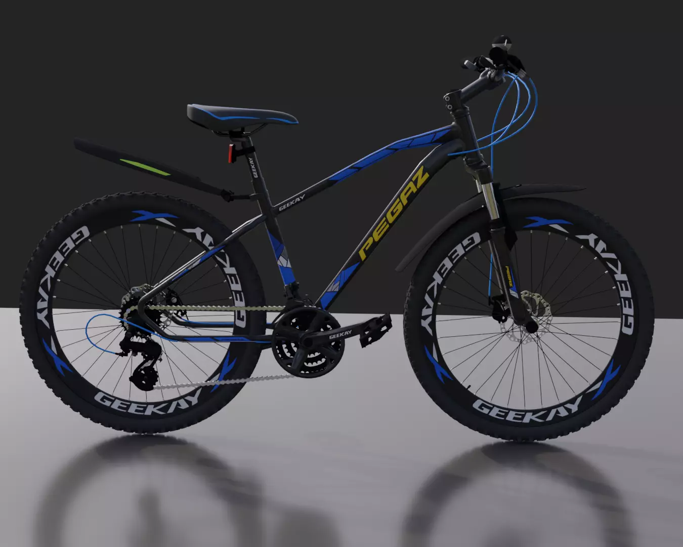 cycle mountain bike 3D model_0