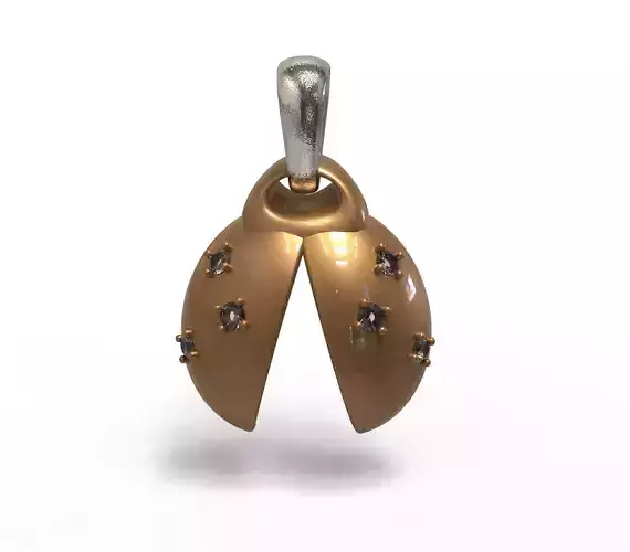 ladybug abstract pendant 3D model