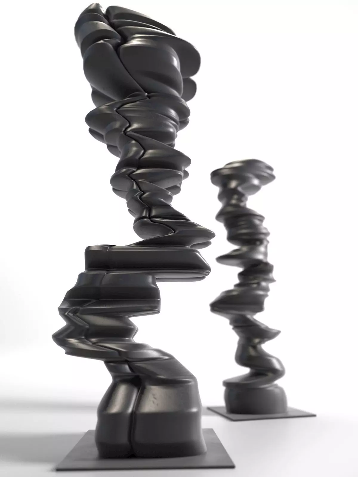 Points of View Sculptures 3D model_0