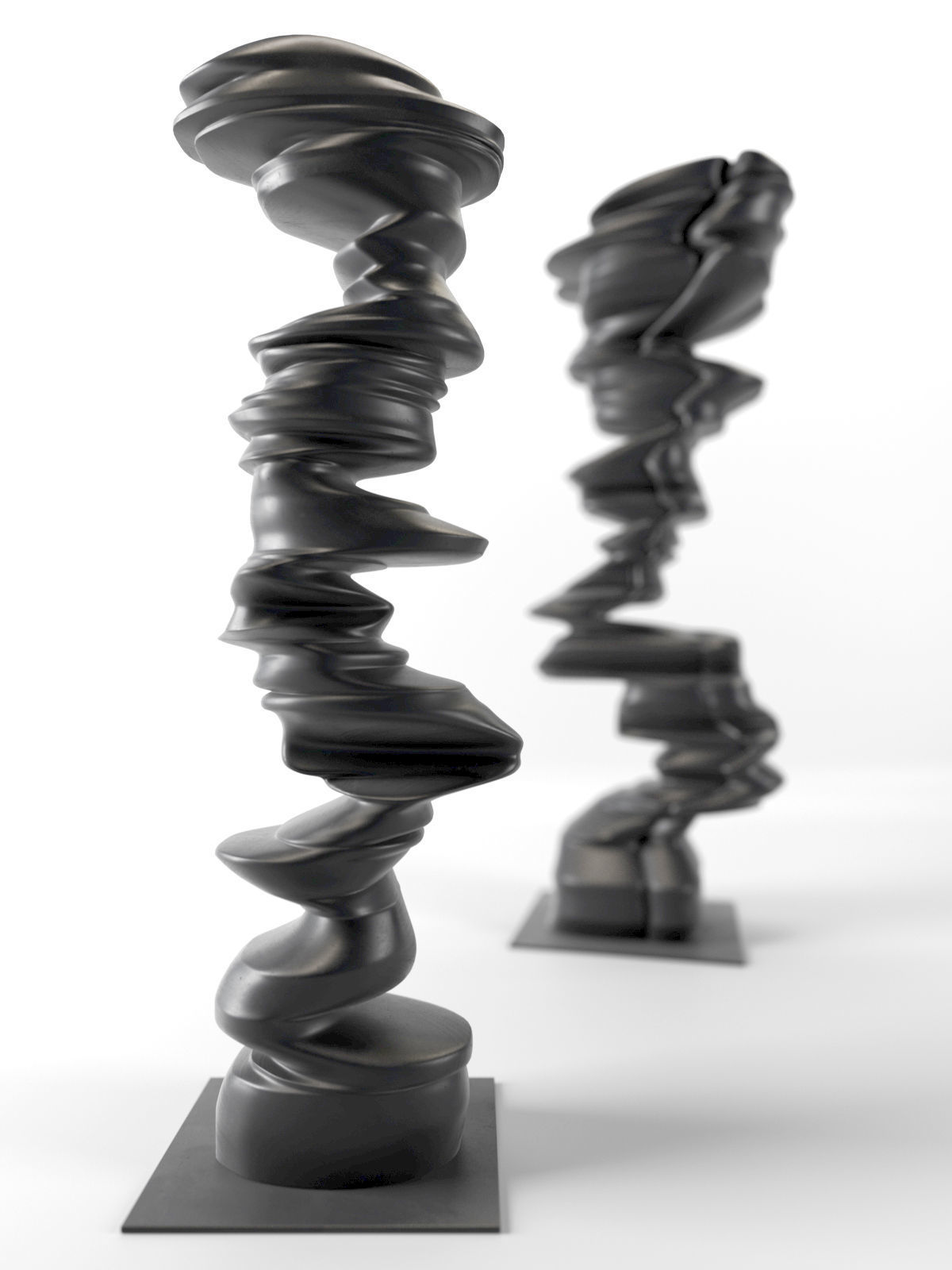 Points of View Sculptures 3D model_1