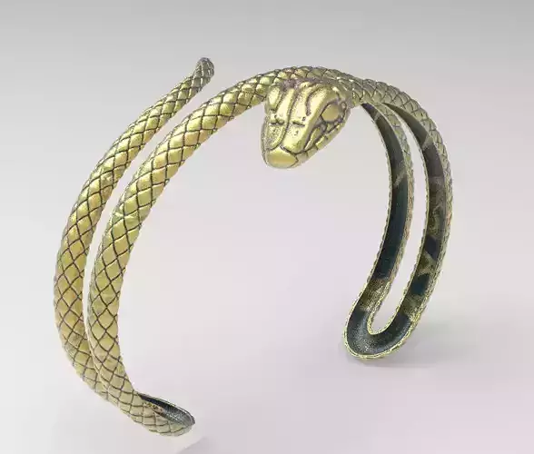 Snake  bracelet   447 3D print model