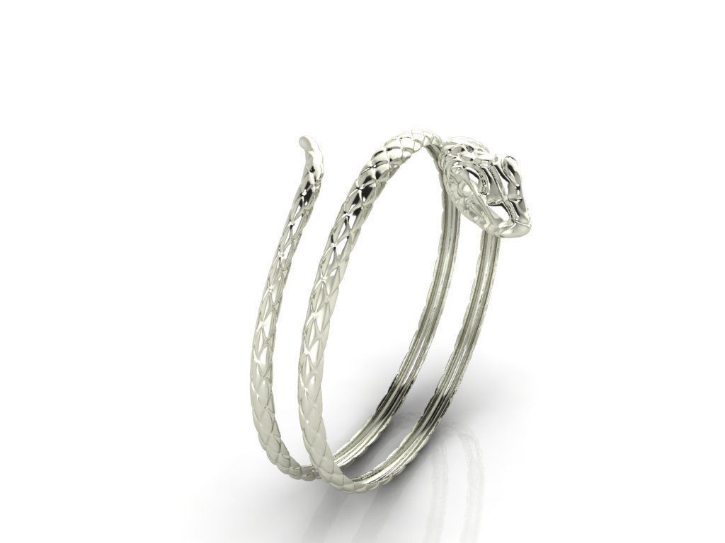 Snake  bracelet   447 3D print model_6