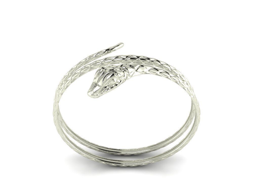 Snake  bracelet   447 3D print model_5