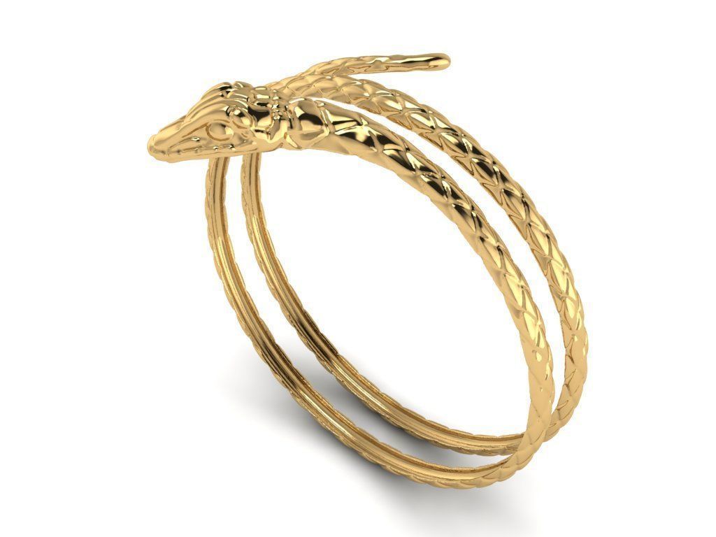 Snake  bracelet   447 3D print model_4