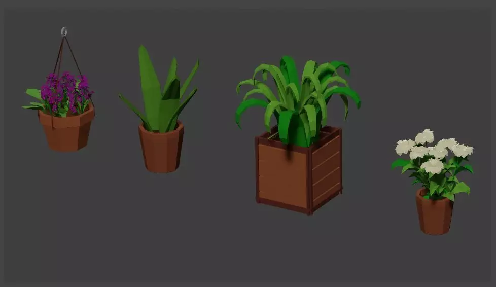 House plants Free 3D model