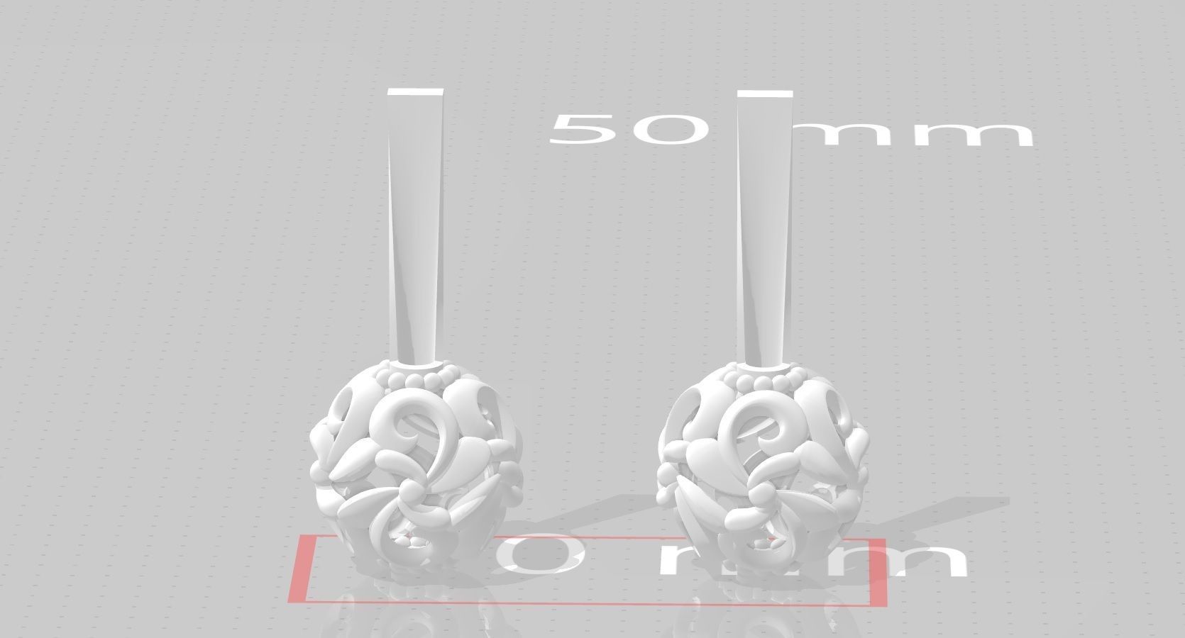 2 size stl beeds 3D print model_1