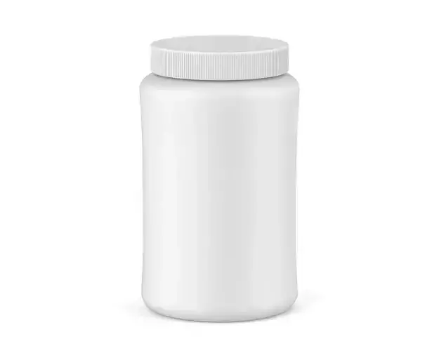 3D Jar plastic bottle Low-poly 3D model