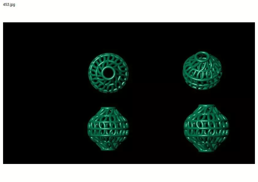 3 size stl beeds 3D print model_0