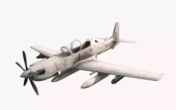 A 29 super tucano 3D model