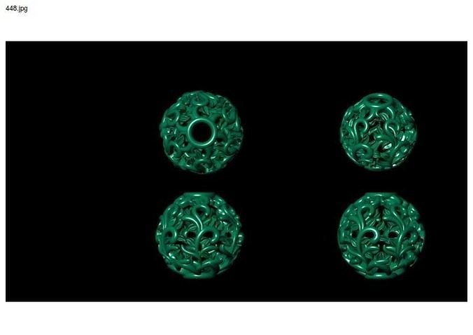 3 size stl beeds 3D print model