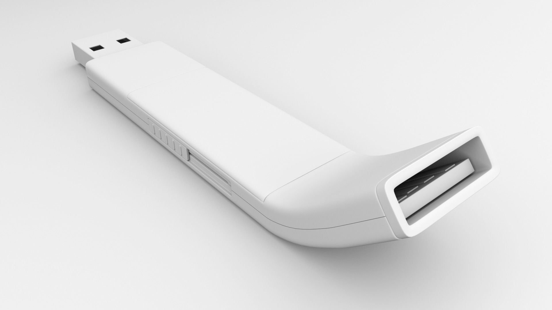 U Transfer usb flash drive 3D model_1