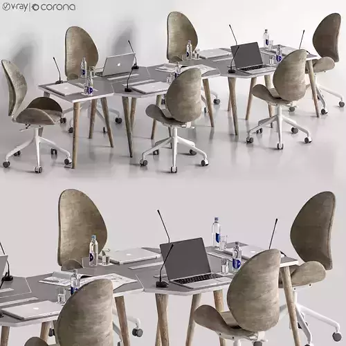 conference table 21 3D model