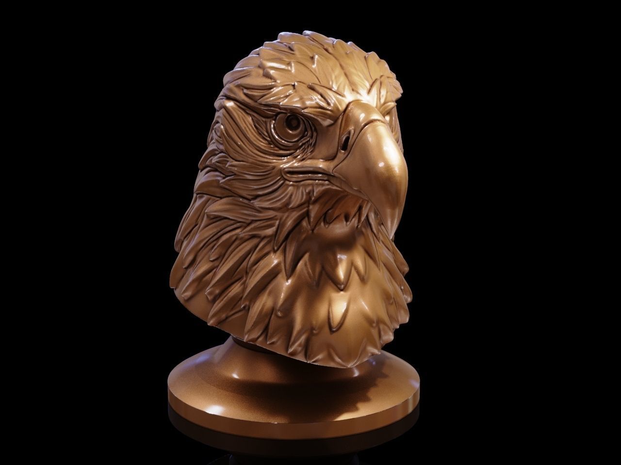 Eagle Golden 3D print model_2