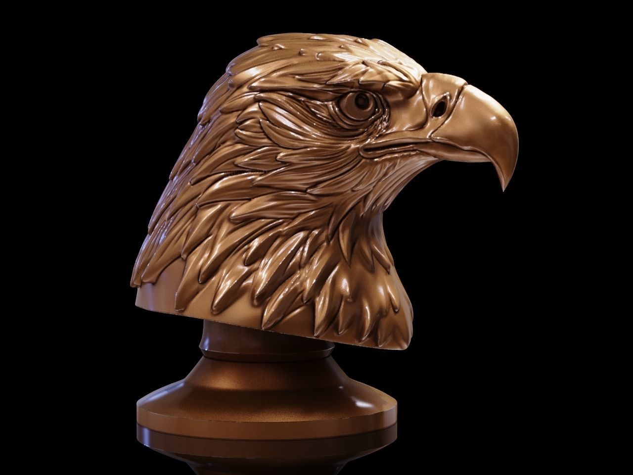 Eagle Golden 3D print model_1