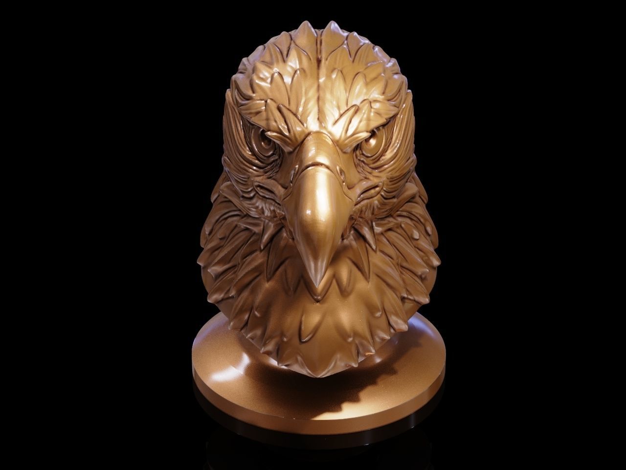 Eagle Golden 3D print model_3