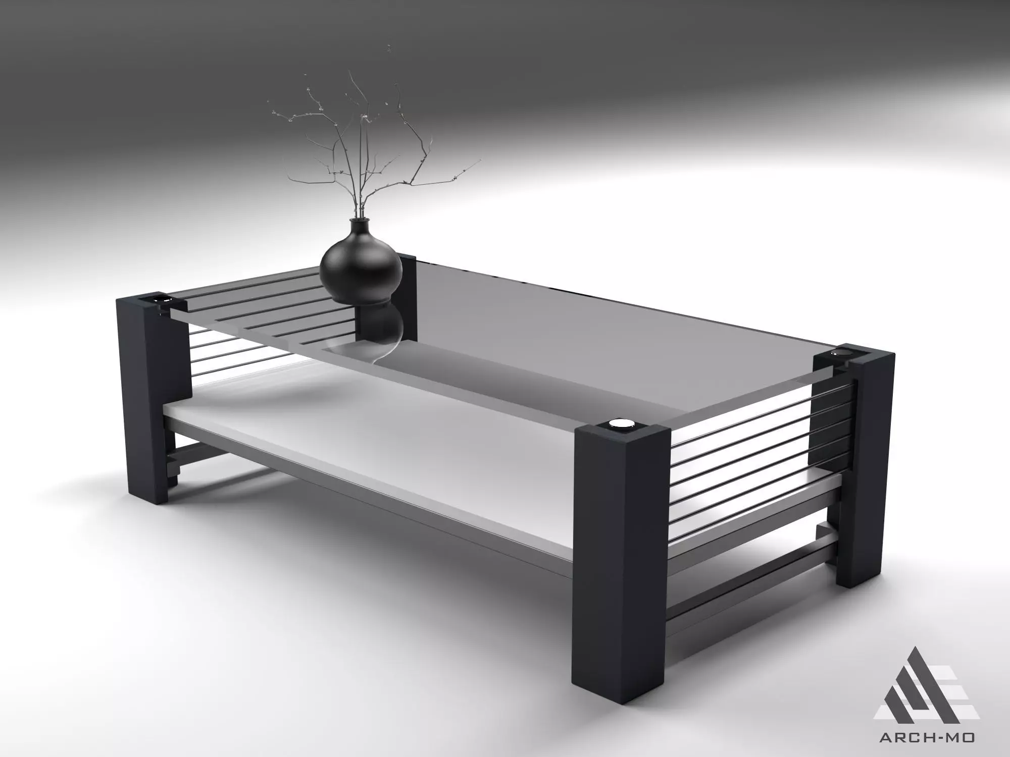 Coffee table 05- furniture Free low-poly 3D model_0