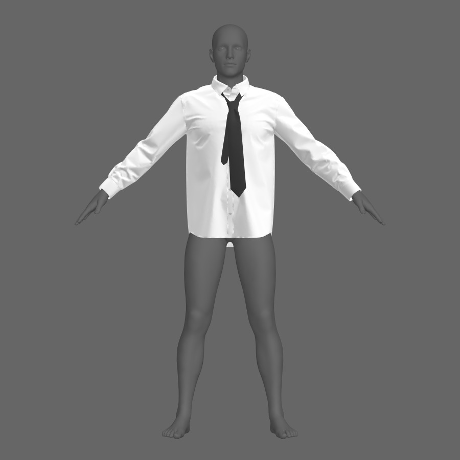 TIES PACK genesis 8 highpoly 3D model_8