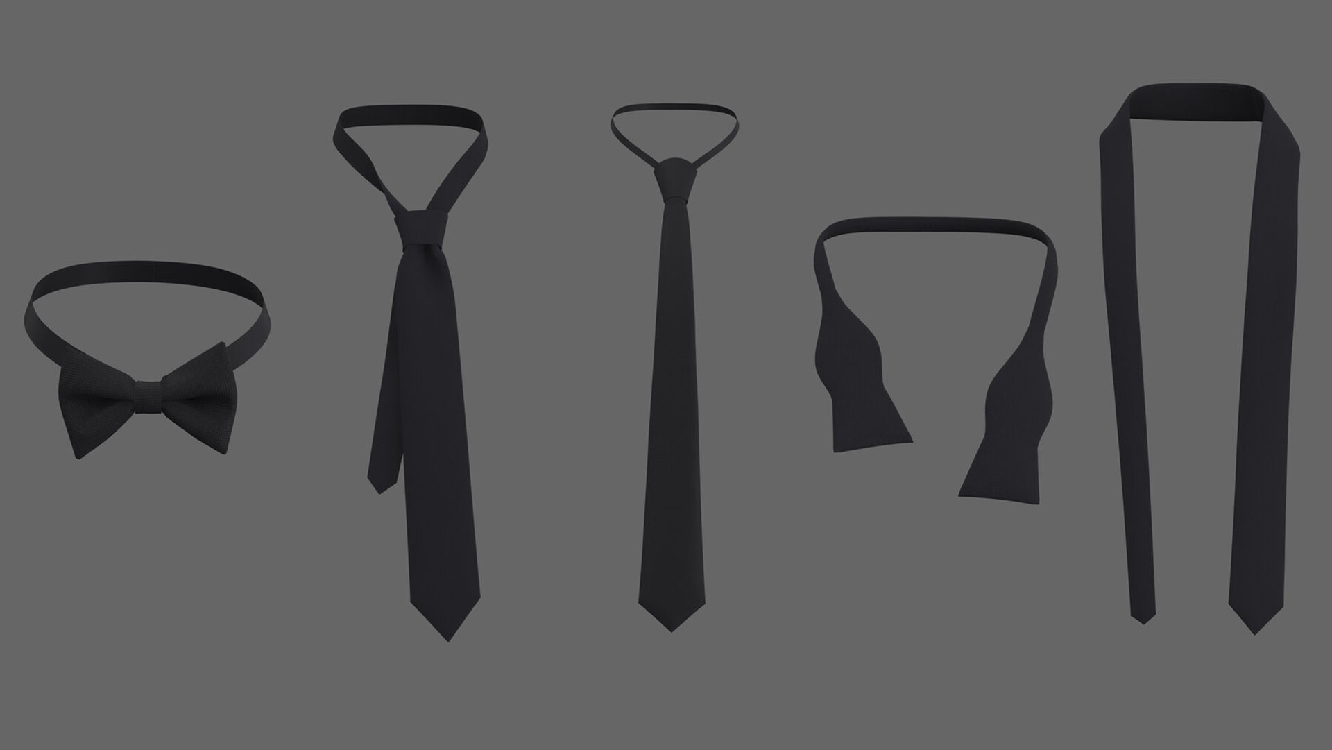 TIES PACK genesis 8 highpoly 3D model_1