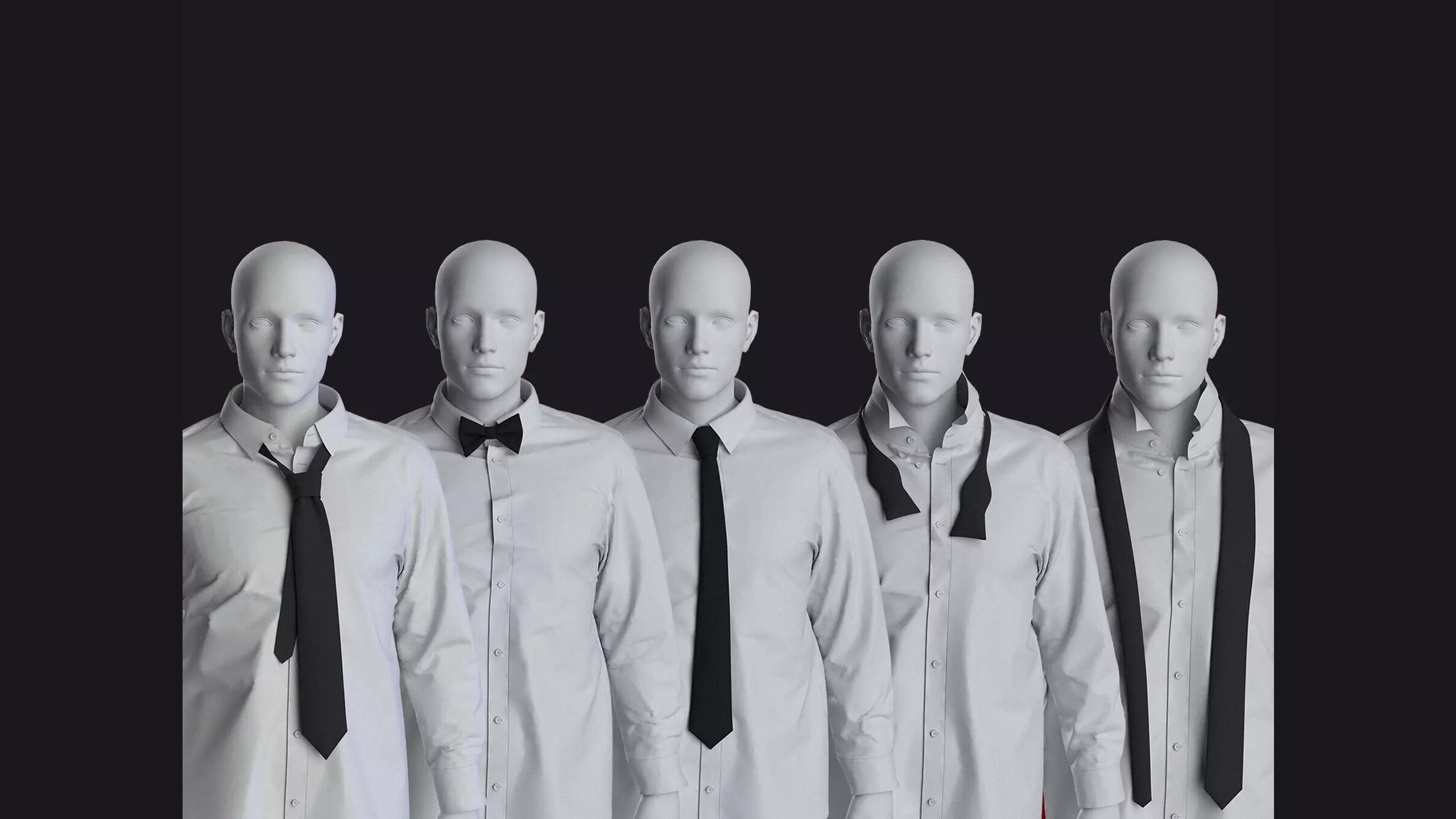 TIES PACK genesis 8 highpoly 3D model_0