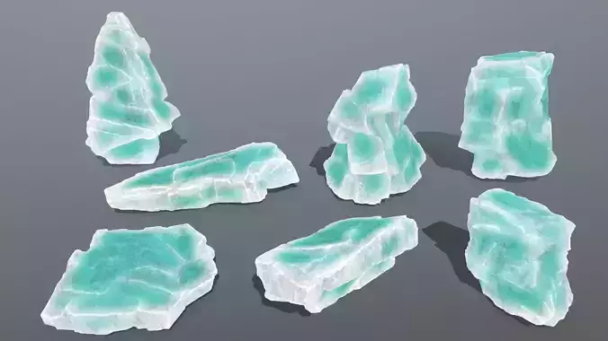 Ice Set quartz crystal