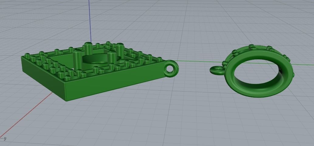 Pendant 1027 3D print model_7