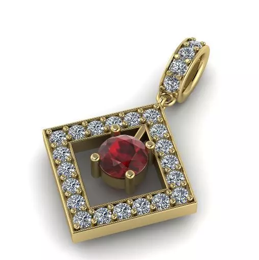 Pendant 1027 3D print model_0