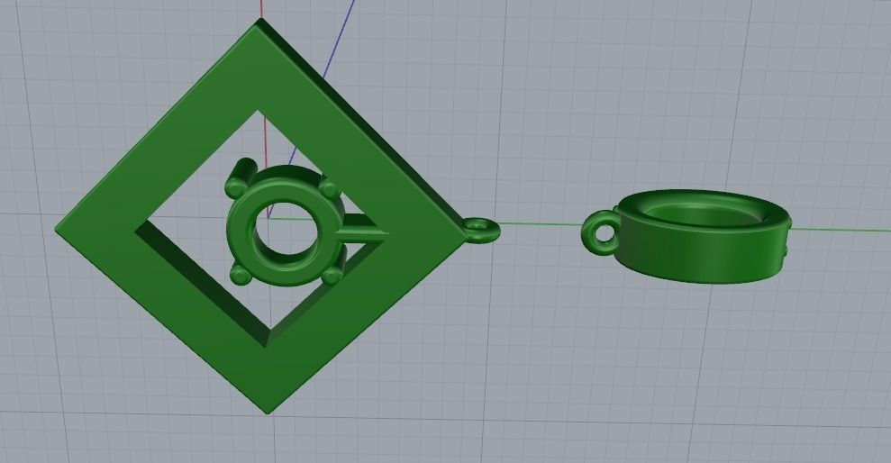 Pendant 1027 3D print model_8