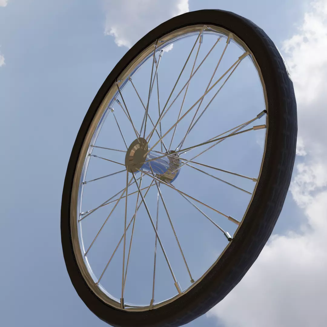 Bike tire Free 3D model