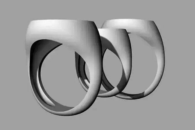 Simple Round top rings