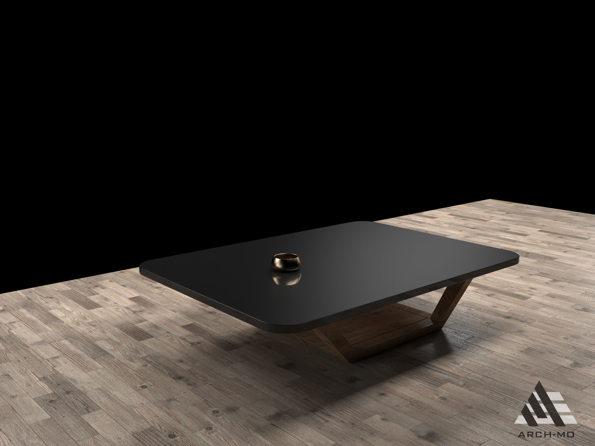 Coffee table 07- furniture Free 3D model_3