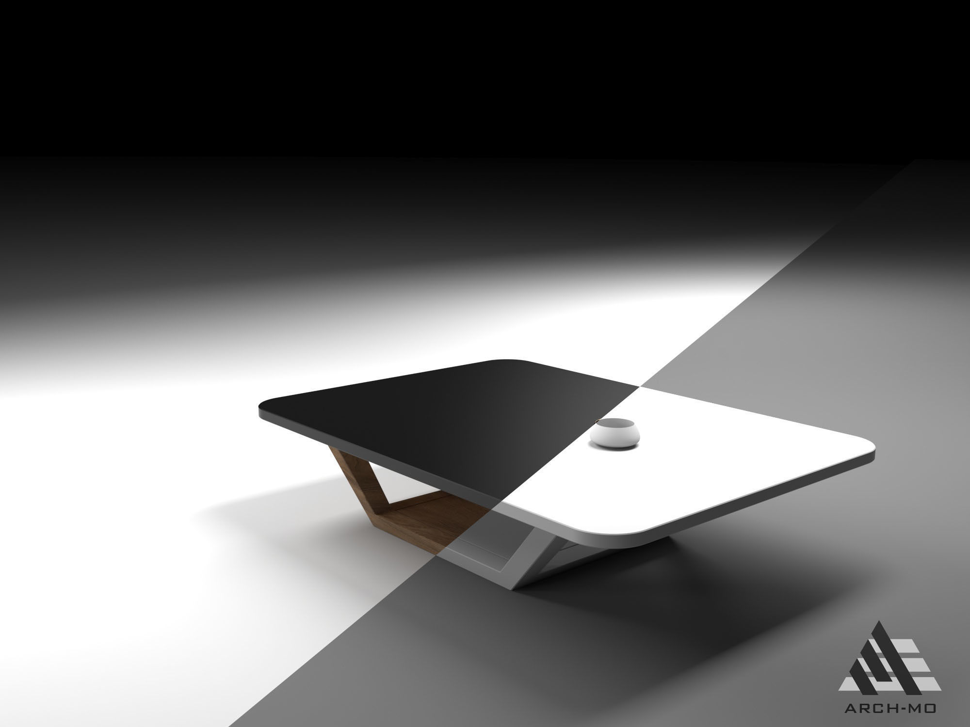 Coffee table 07- furniture Free 3D model_4