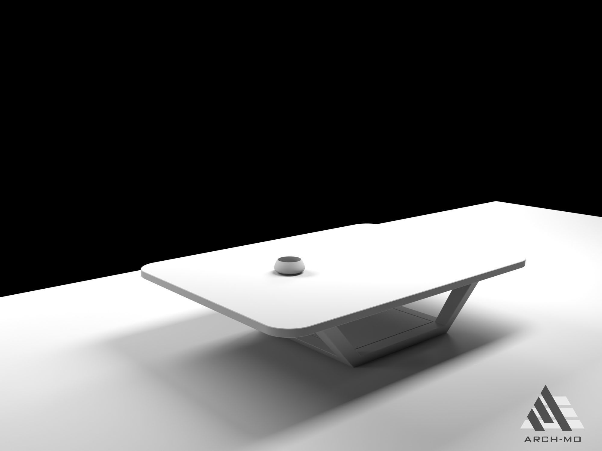 Coffee table 07- furniture Free 3D model_2