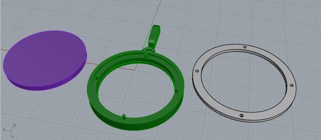 Pendant 1046 3D print model_7