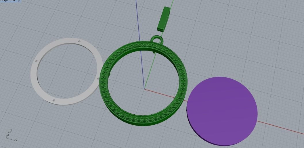 Pendant 1046 3D print model_8