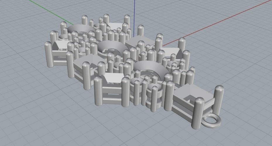 Pendant 1043 3D print model_6