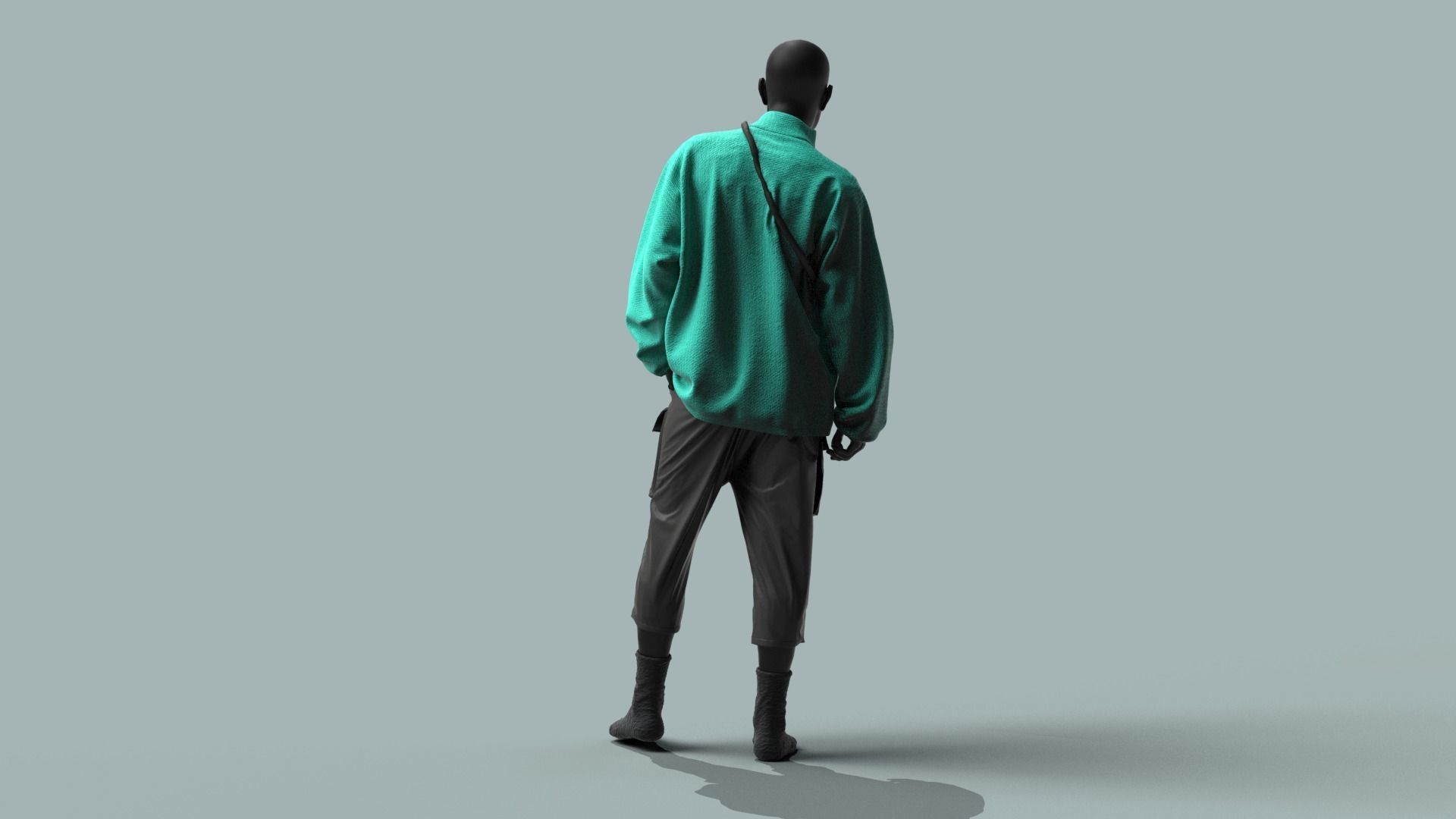 Male Outfit  3D model_4