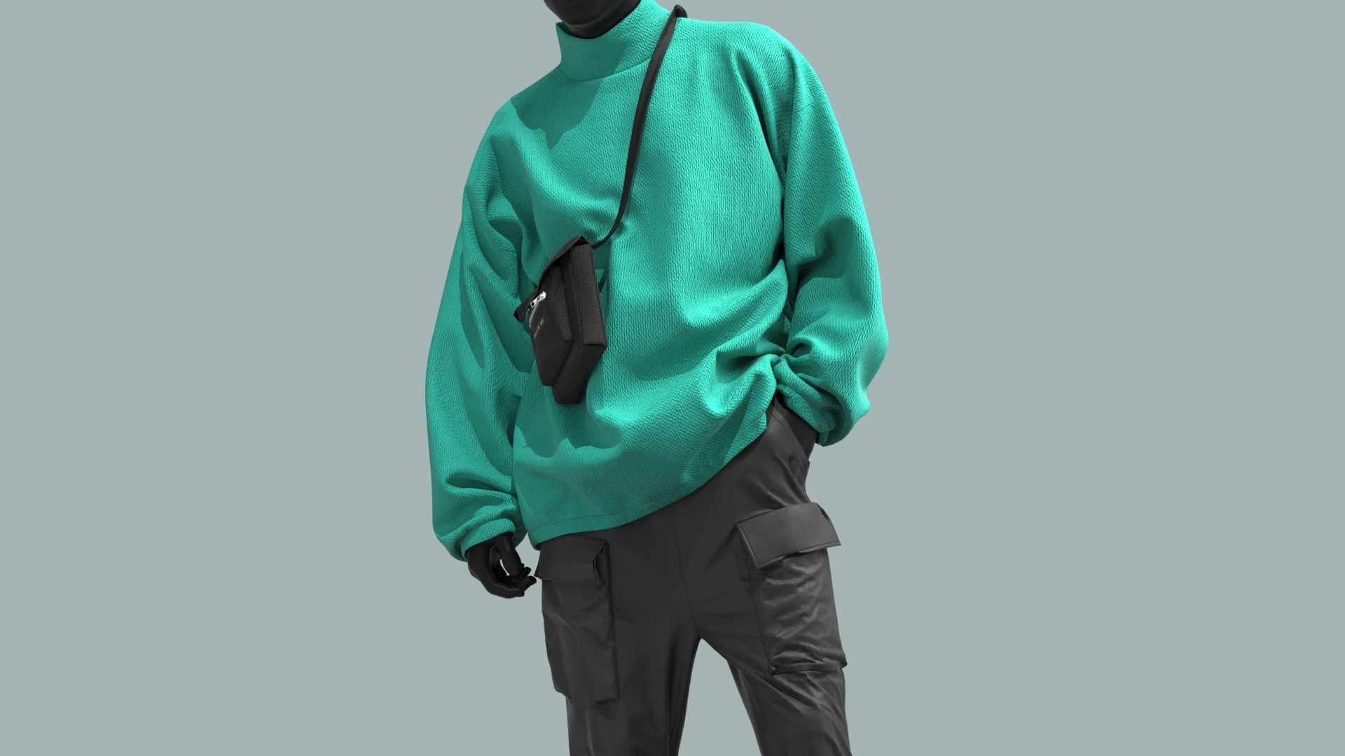 Male Outfit  3D model_1
