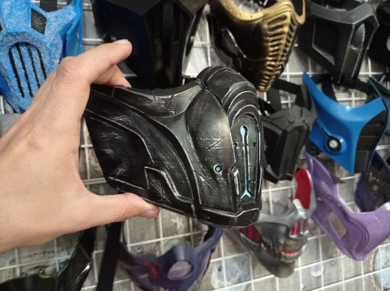 Sub Zero mask from Mortal Kombat 11 - Sleet survivor 3D print model_3
