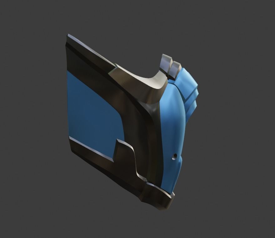 Sub Zero mask from Mortal Kombat 11 - Sleet survivor 3D print model_6