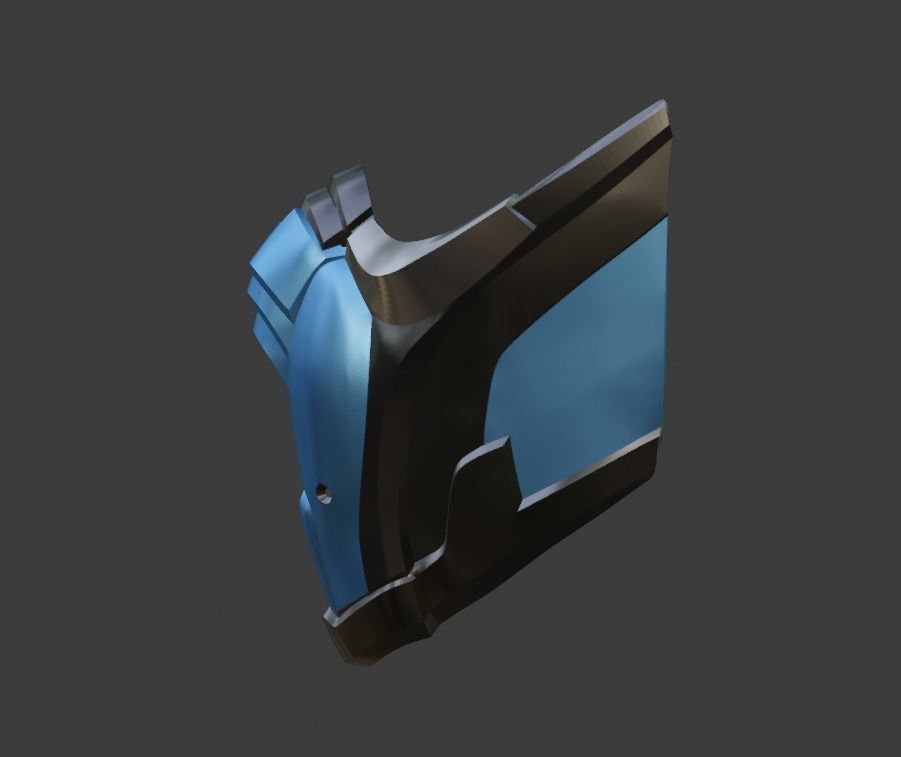 Sub Zero mask from Mortal Kombat 11 - Sleet survivor 3D print model_5