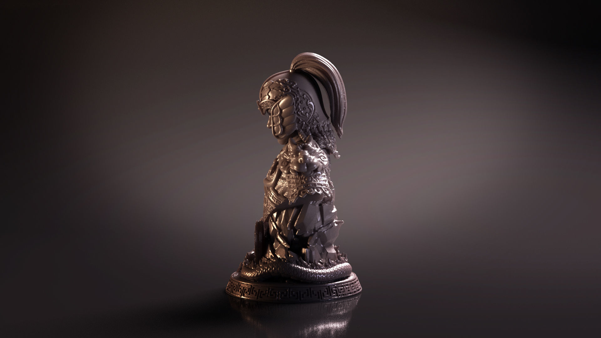 Bust of Zhao Yun - Romance of the Three Kingdoms 3D print model_14