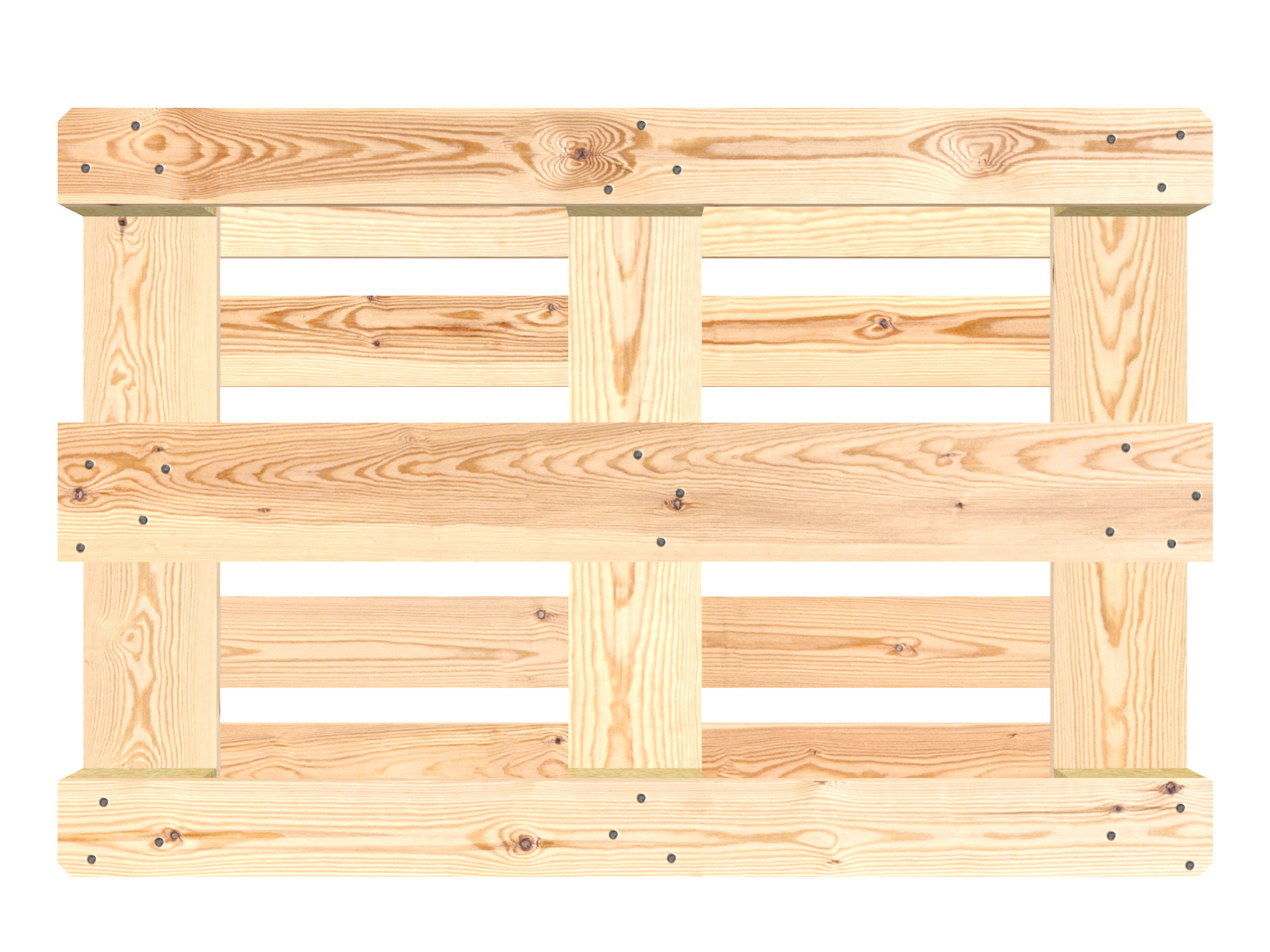 Wood pallet EPAL EUR Low-poly 3D model_8