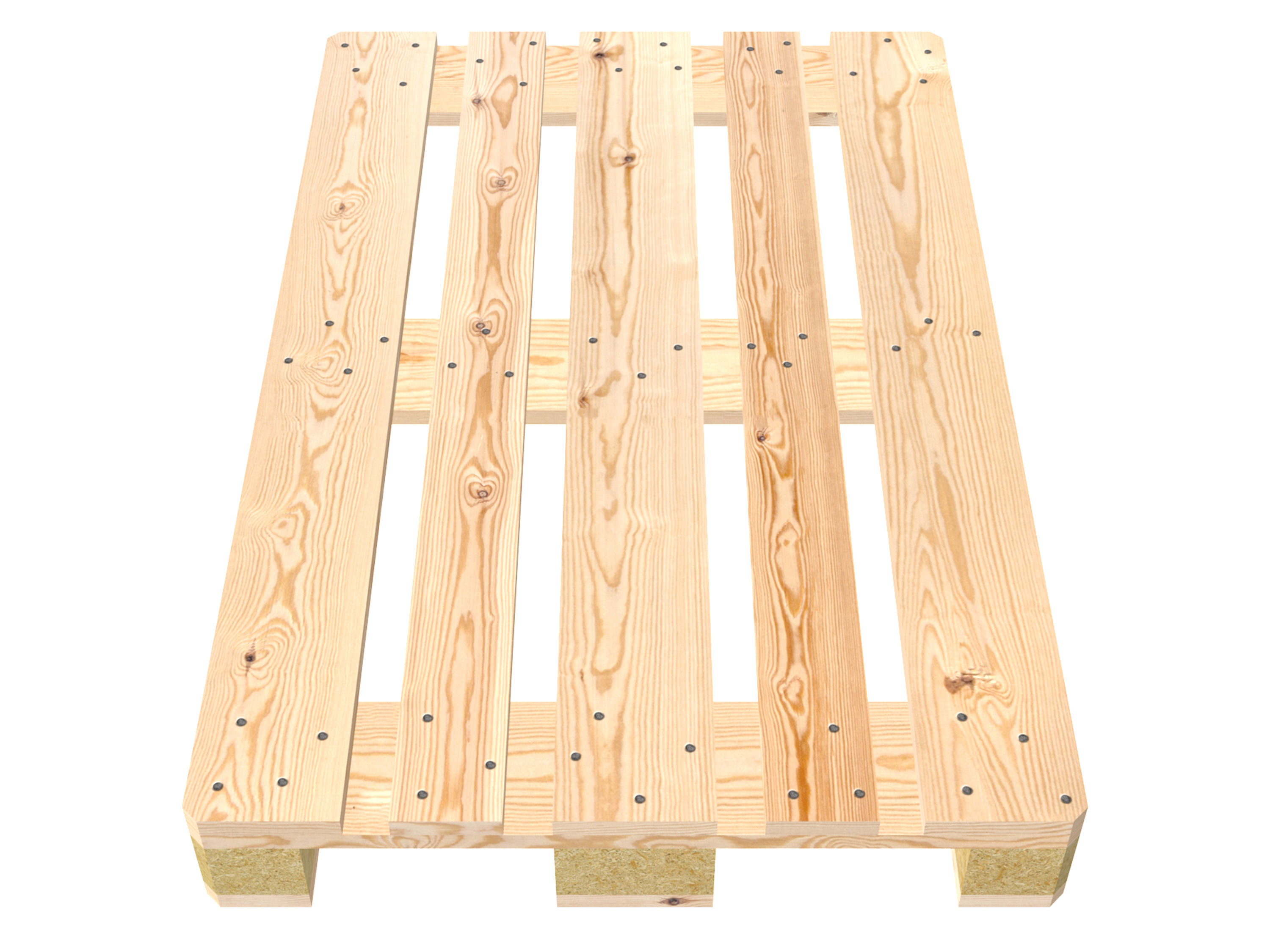 Wood pallet EPAL EUR Low-poly 3D model_5