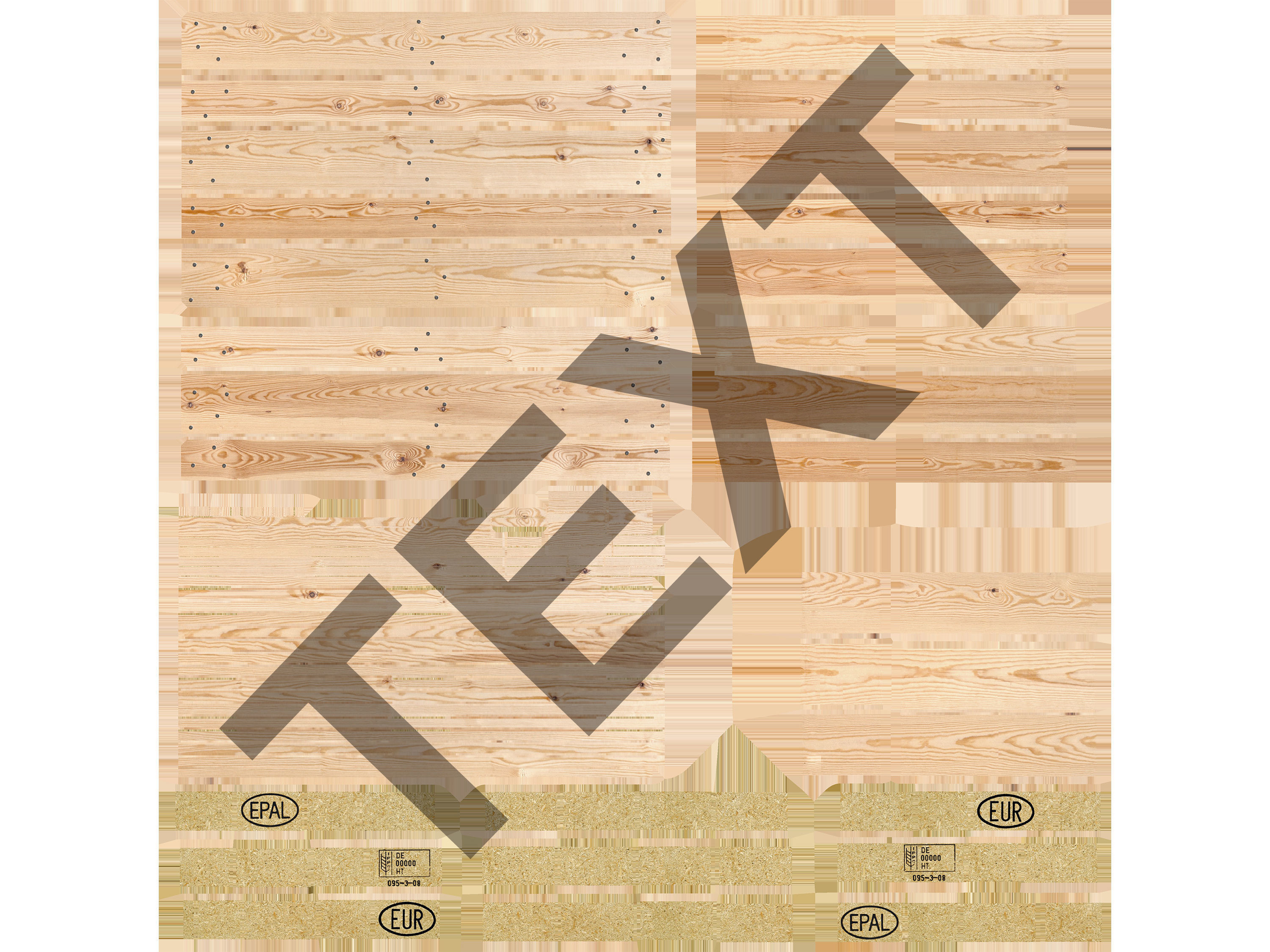 Wood pallet EPAL EUR Low-poly 3D model_12