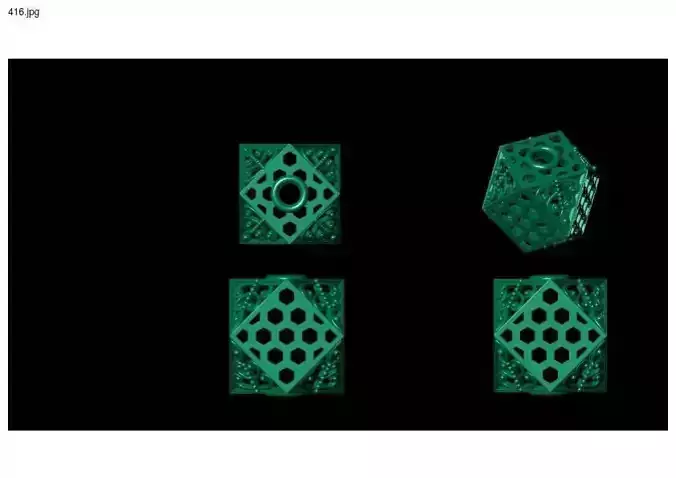 3 size stl beeds 3D print model