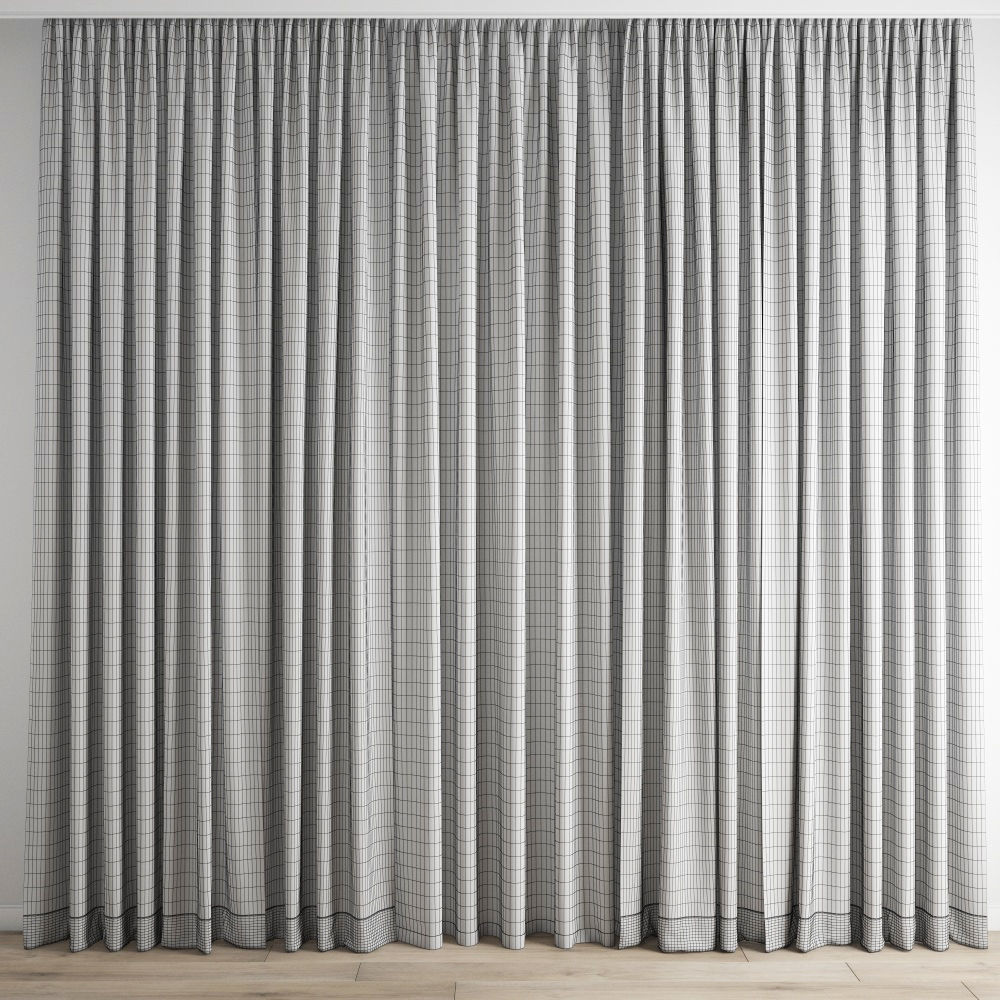 Curtain 218 3D model_2