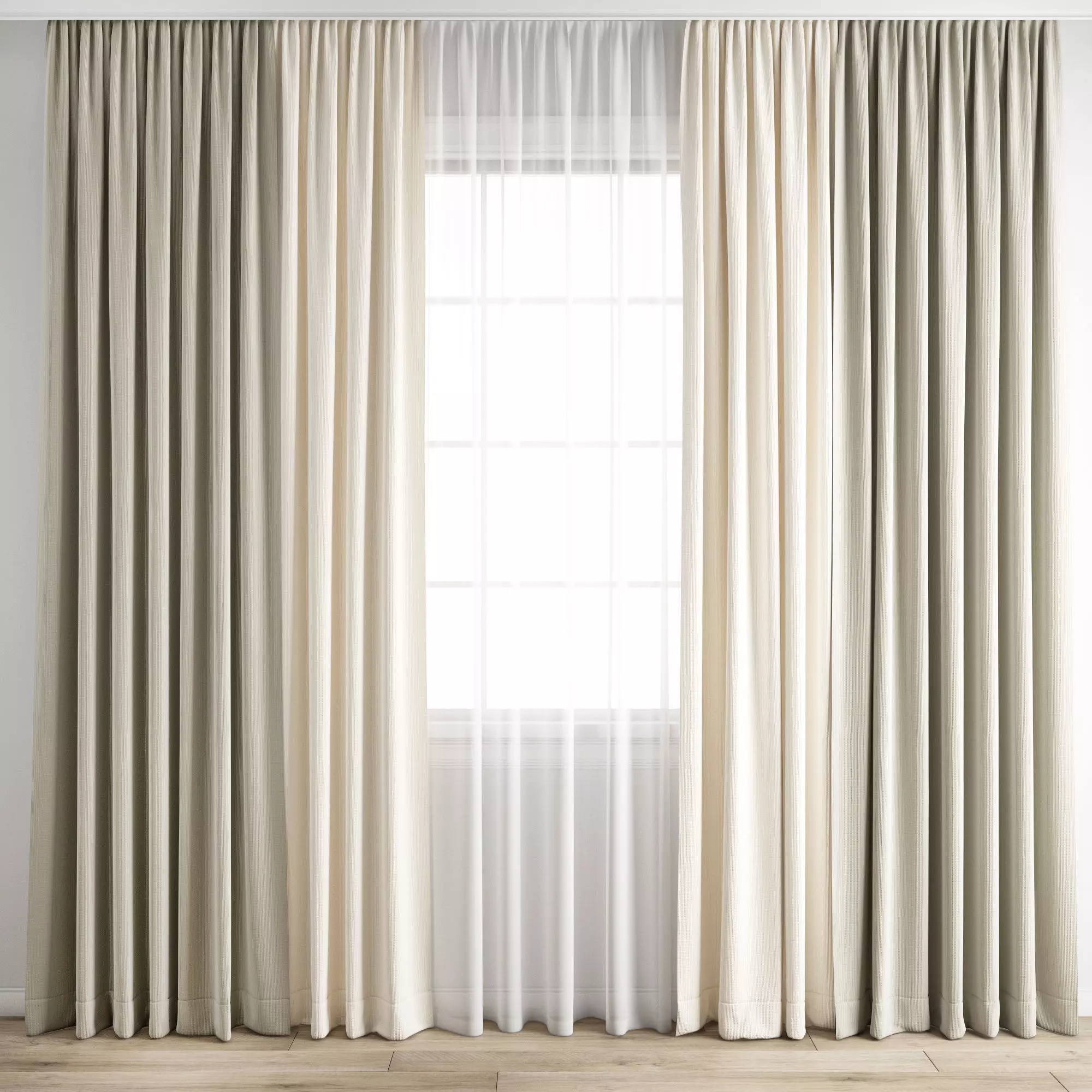 Curtain 218 3D model_0