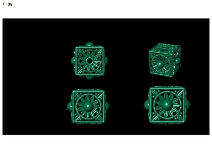 1 size stl beeds 3D print model